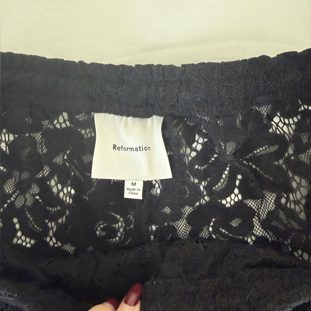 Reformation - Black Lace Pants - Picture 4 of 5